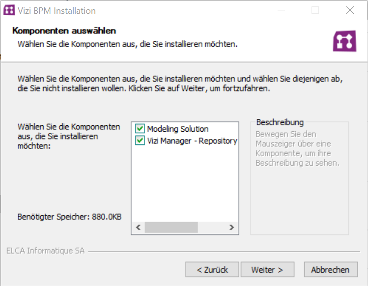 Erkennung der vorhandenen Visio-Umgebung